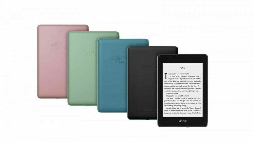 Colors of Kindle Papaerwhite, from Amazon