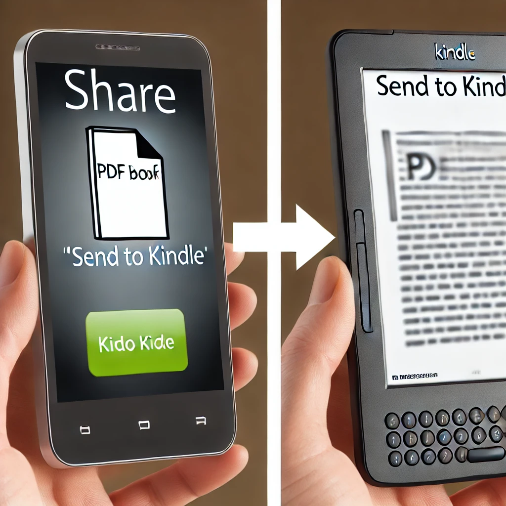 Phone to Kindle transfer