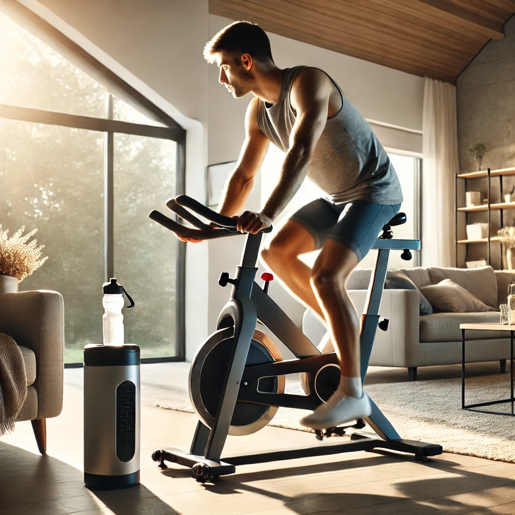 Indoor Cycling, AI generated image