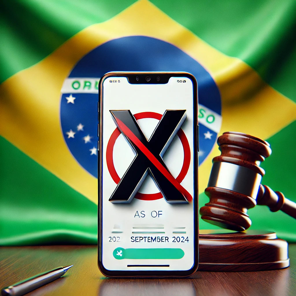 X is banned in Brazil